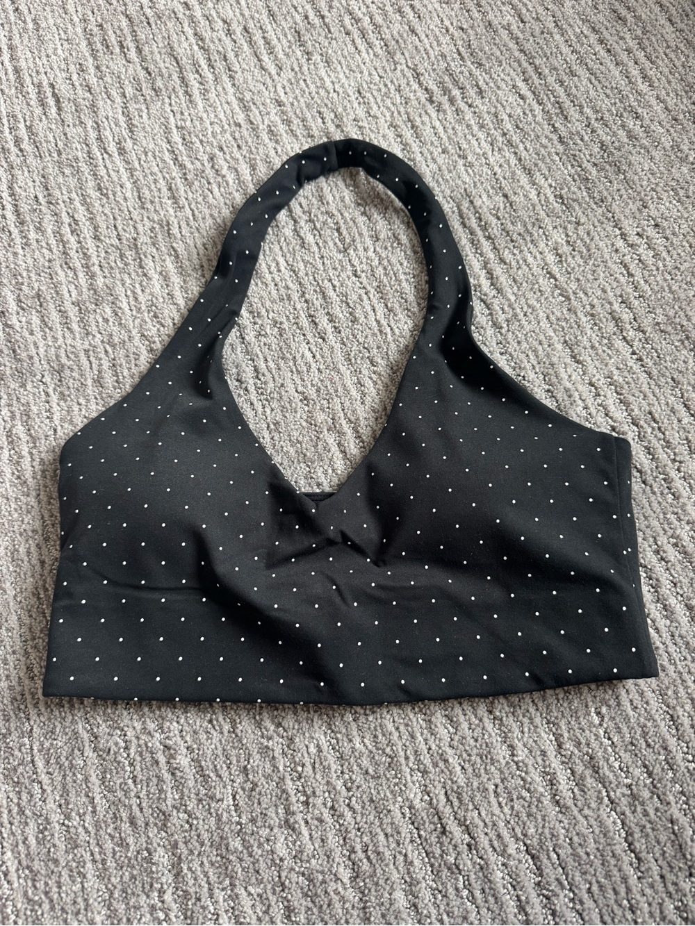 Vitality Cloud II Voop Longline bra - Midnight Polka Dot